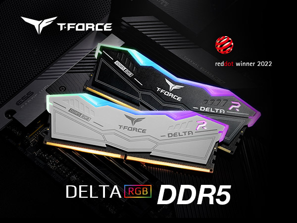 FF3D532G6400HC40BDC0 T Force Delta RGB DDR5 32GB 6400MHz CL40 RAM TEAMGROUP T-Force Delta RGB DDR5 32GB RAM Kit (2x16GB) 6400MHz CL40 (PC5-51200) 288-Pin Desktop Memory Module Ram - Black - FF3D532G6400HC40BDC01