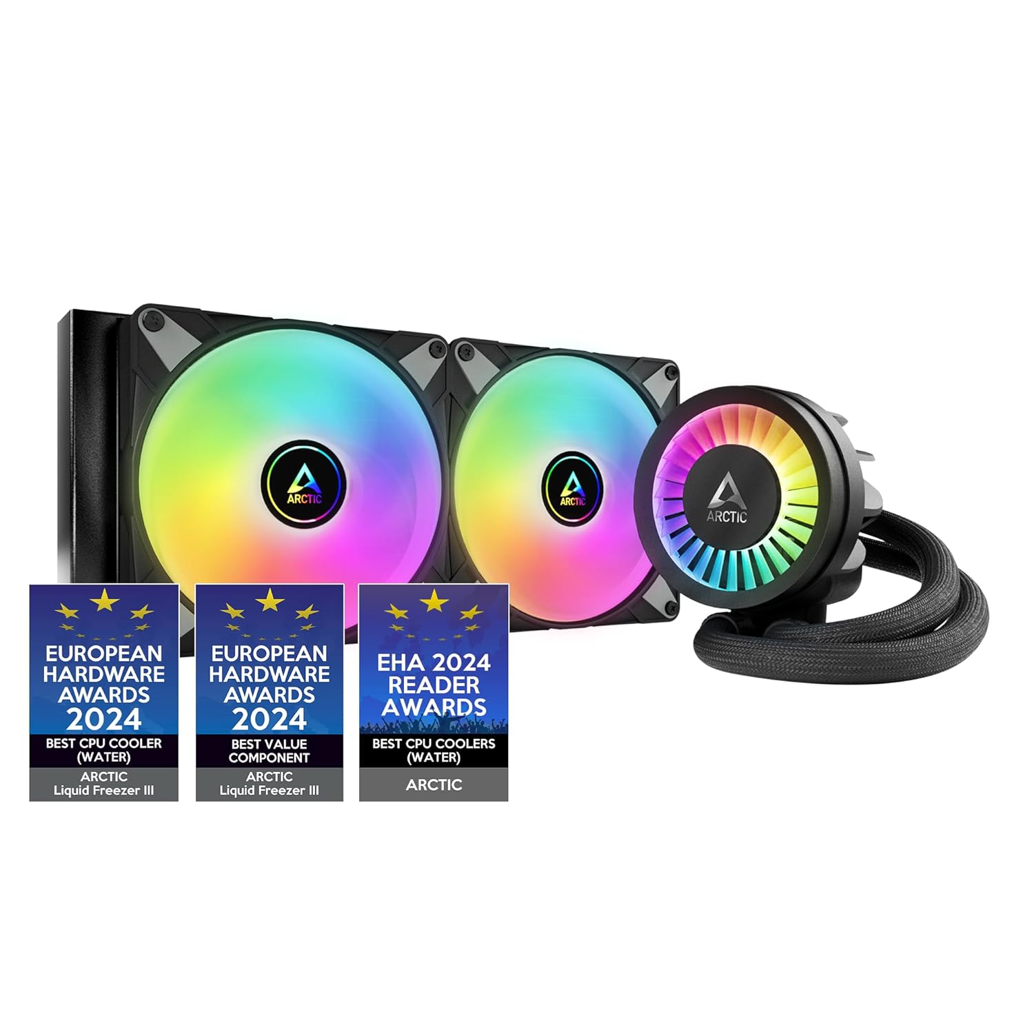 ACFRE00143A ARCTIC Liquid Freezer III 280 ARGB CPU AIO ARCTIC Liquid Freezer III 280 A-RGB - CPU AIO Water Cooler