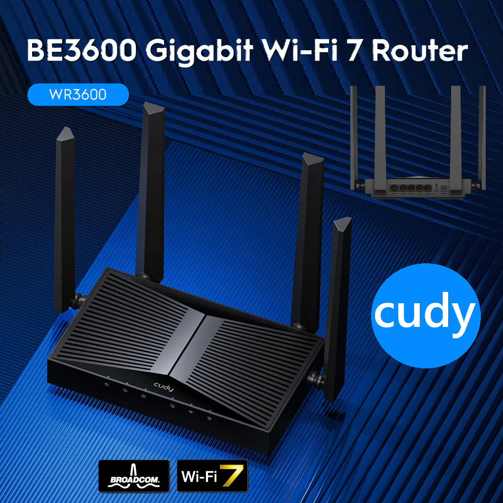WR3600-EU CUDY WR3600 Wi-Fi 7 Dual-Band Router CUDY WR3600 Wi-Fi 7 Router – Dual-Band