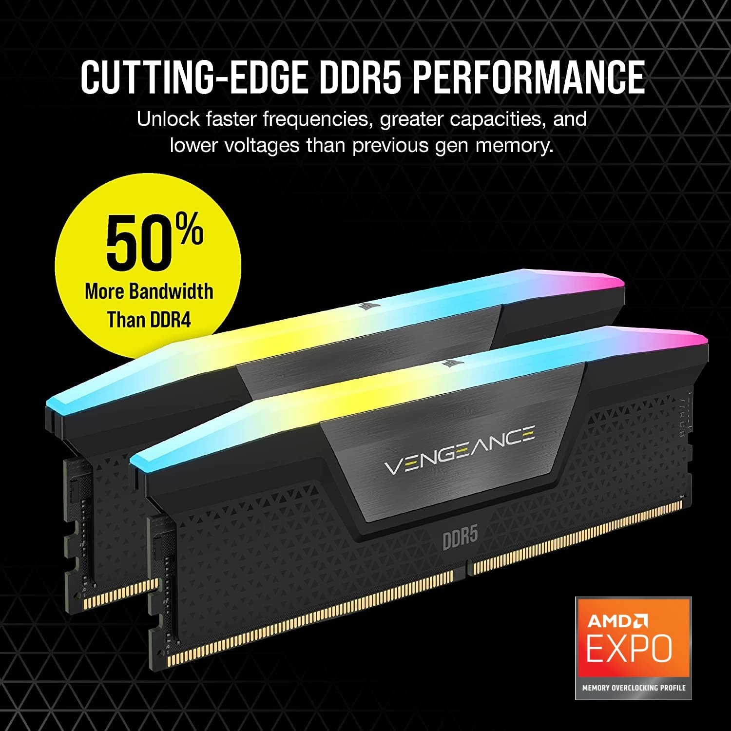 RGB 32GB Kit RAM DDR5 6000MHz CL30 AMD RGB 32GB Kit RAM DDR5 6000MHz CL36 AMD
