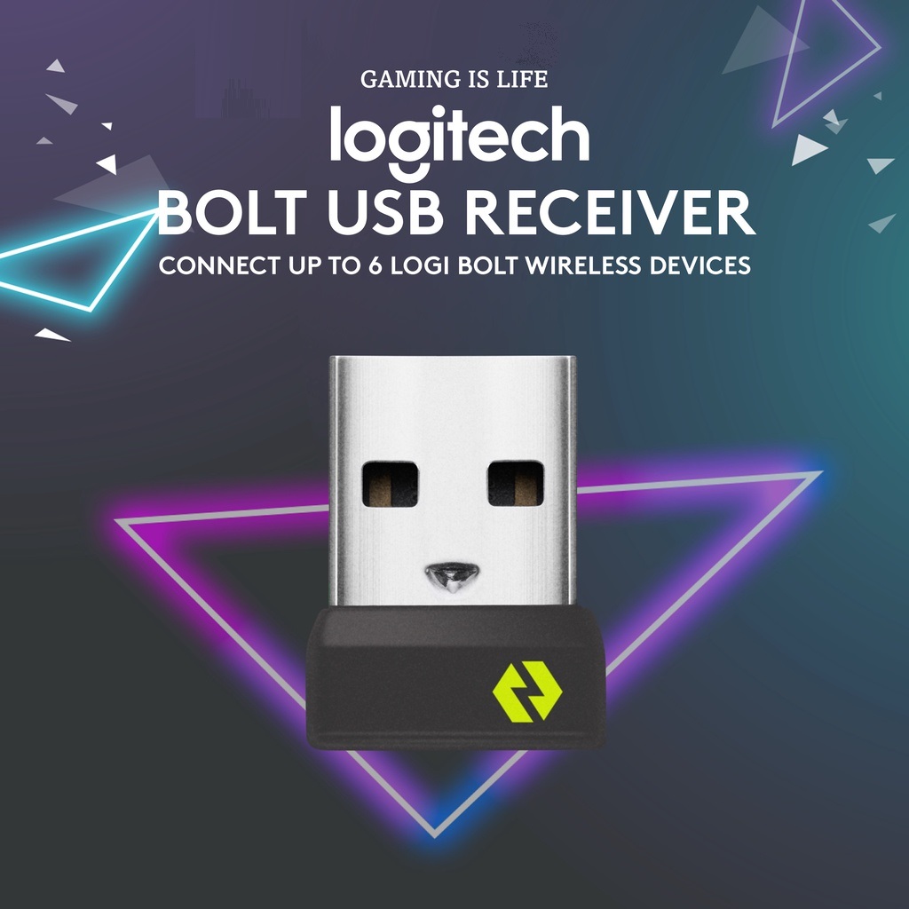 956-000011 LOGITECH Bolt USB Receiver Wireless Connection LOGITECH Bolt USB Receiver