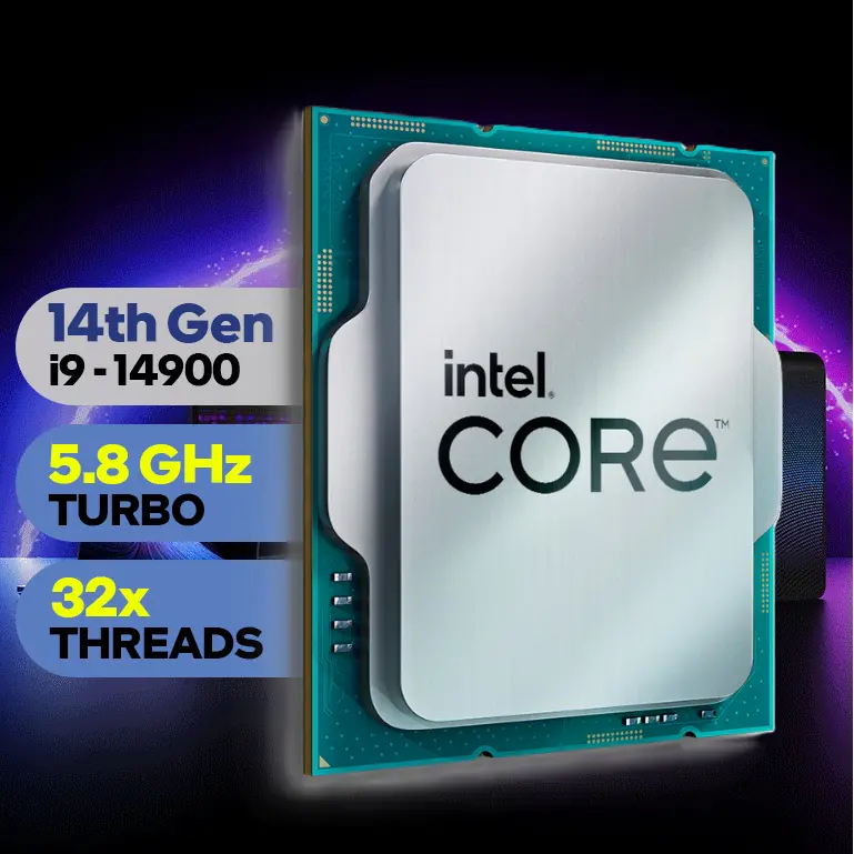 I9-14900-PULLOUT CPU Intel Core i9-14900 Core i9 14th Gen CPU Intel Core i9-14900 - Core i9 14th Gen Raptor Lake 24-Core (8P+16E) up to 5.8 GHz LGA 1700 65W Intel UHD Graphics 770 Processor Boxed ; includes Heatsink
