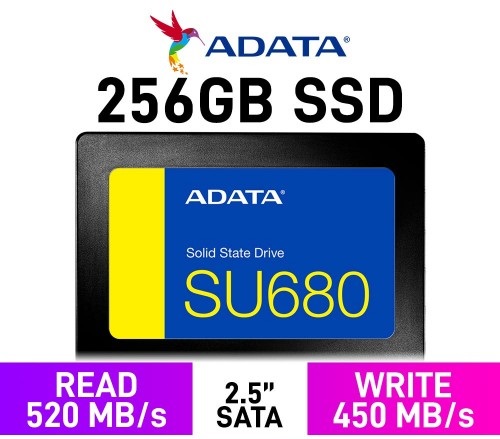 ADATA Ultimate 256GB 3D-Nand 2.5 Inch Sata 6Gb/s SSD - 256GB Solid State Drive
