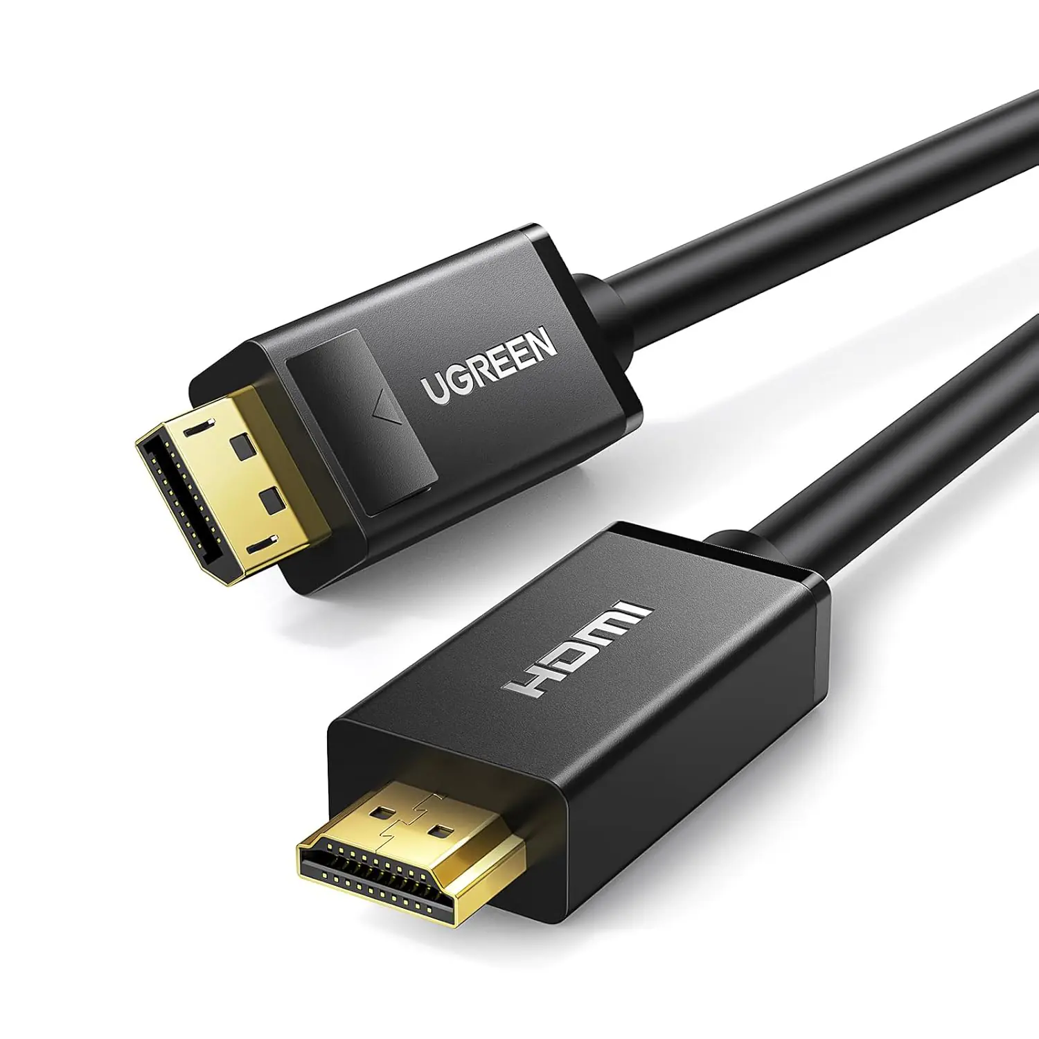 UGREEN 3M DisplayPort to HDMI Cable 4K Uni-Directional | Gold-Plated Connectors | Passive DP Male to HDMI Male | Stable Signal, Shielded, Durable PVC Build
