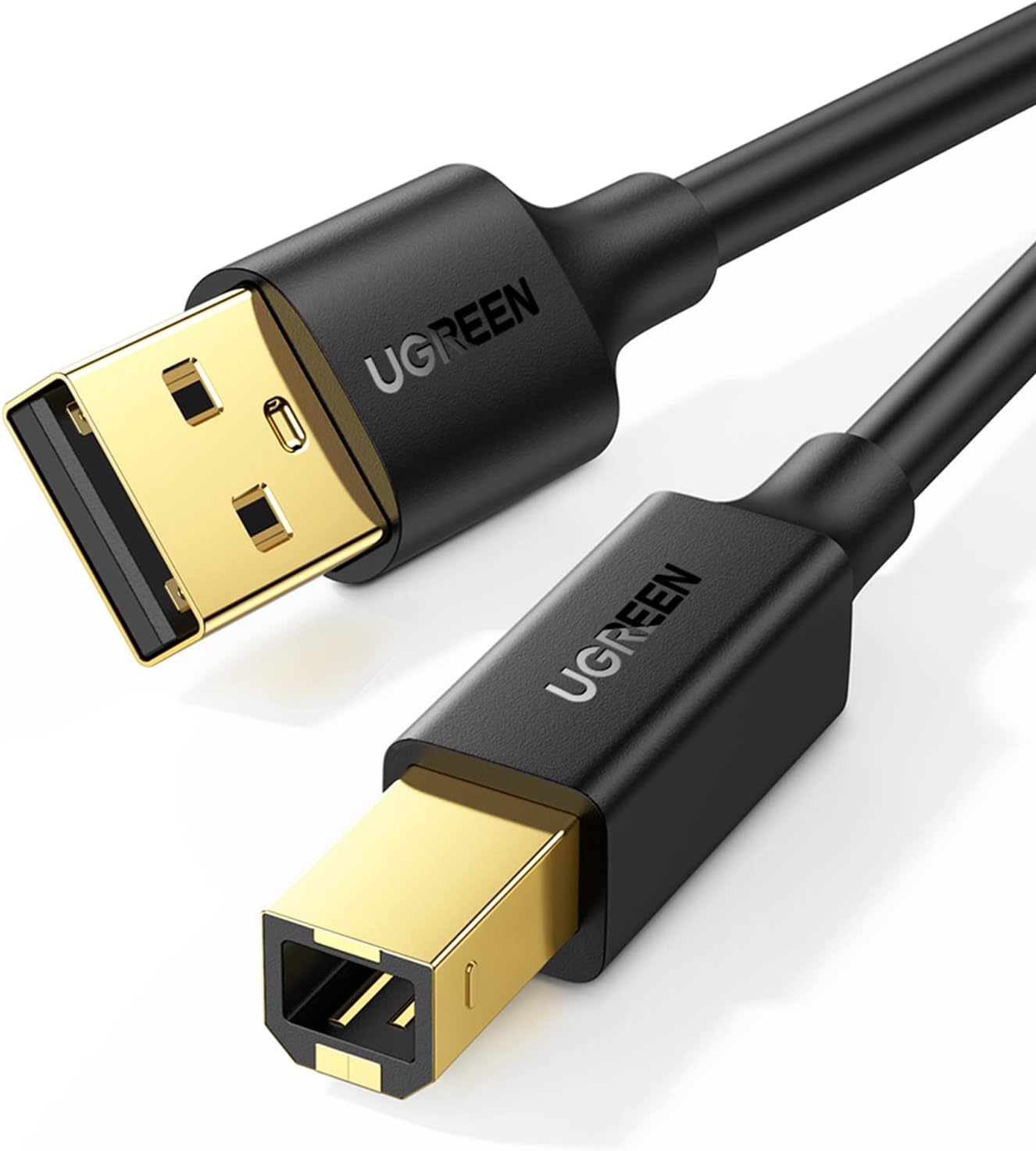 UGREEN 10350 USB Printer Cable - USB A to 2.0 USB B 1.5M High-Speed Printer Cord Compatible with Hp