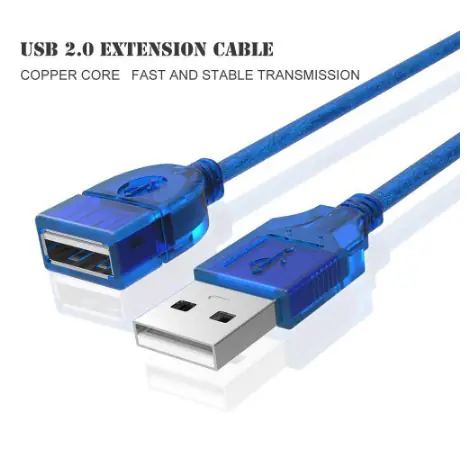 USB 2.0 Extension Cable 10m (Male to Female) – High-Quality Data Transfer & Power Delivery