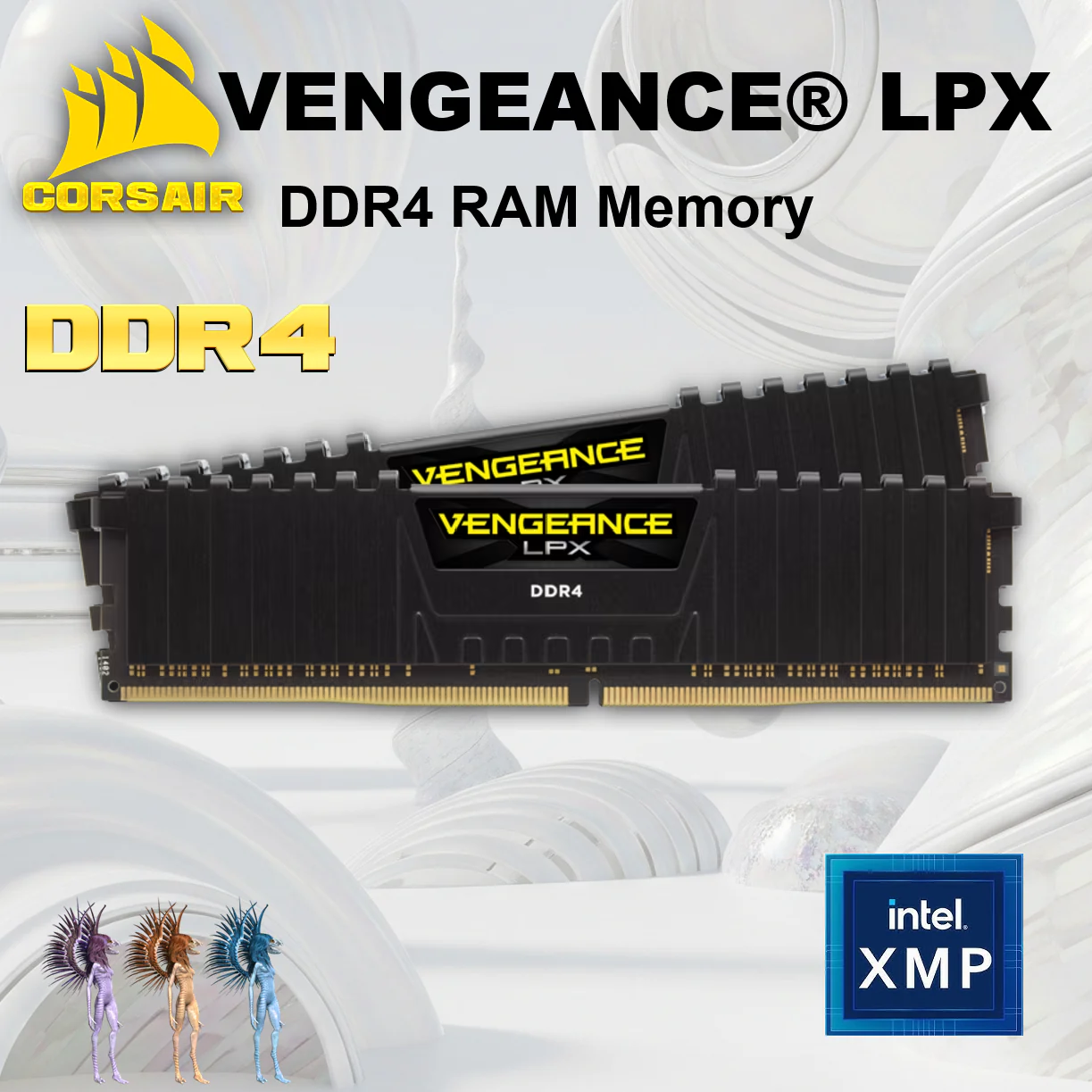 CORSAIR-VENGEANCE®-LPX-DDR4-RAM-Memory-Kit-BLACK