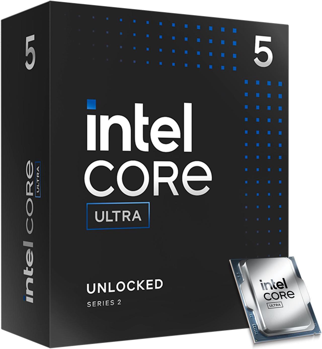 INTEL-ULTRA5-245K CPU Intel Core Ultra 5 Processor 245K LGA 1851 CPU Intel® Core™ Ultra 5 Processor 245K Arrow Lake - 14 cores (6 P-cores + 8 E-cores) up to 5.2 GHz - LGA 1851 - 125W Thermal Design Power - Intel Graphics - BOXED Desktop Processor