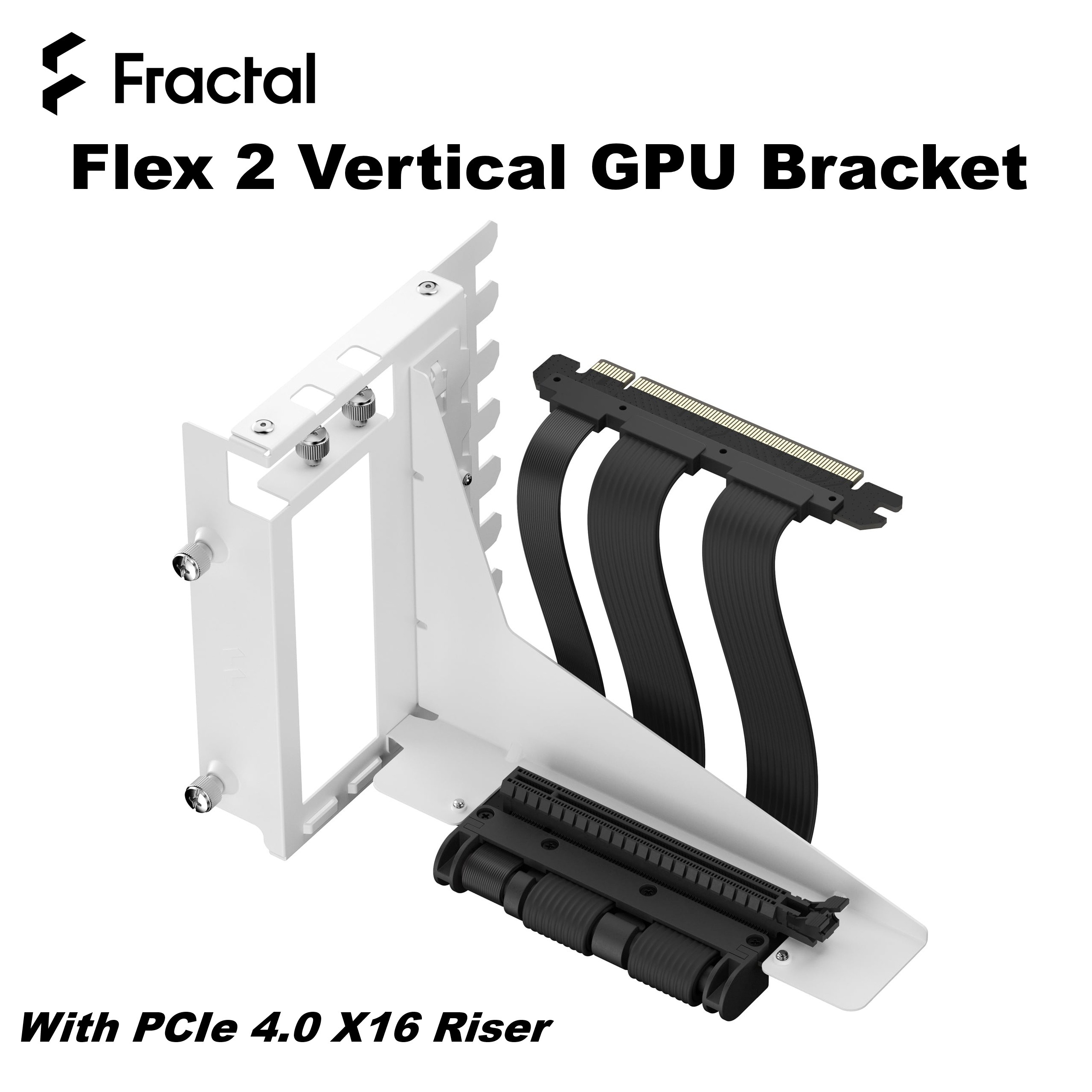 Fractal Flex 2 Vertical GPU Bracket With PCIe 4.0 X16 Riser