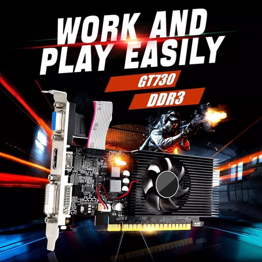 LV-GT730-4GD3 GT 730 4GB Graphics Card DDR3 128 Bit LYNX NVIDIA Geforce GT 730 4GB Graphics Card DDR3 DirectX 11 128 Bit