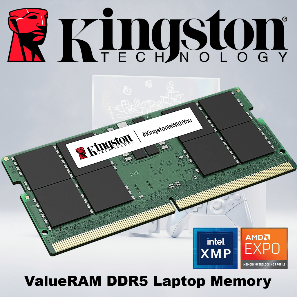 KVR56S46BD8-32 KINGSTONE 32GB DDR5 5600 NOTEBOOK SODIMM Kingston ValueRAM 32GB DDR5 5600MT/s CL46 1.1V SODIMM Laptop Memory – Advanced Speed