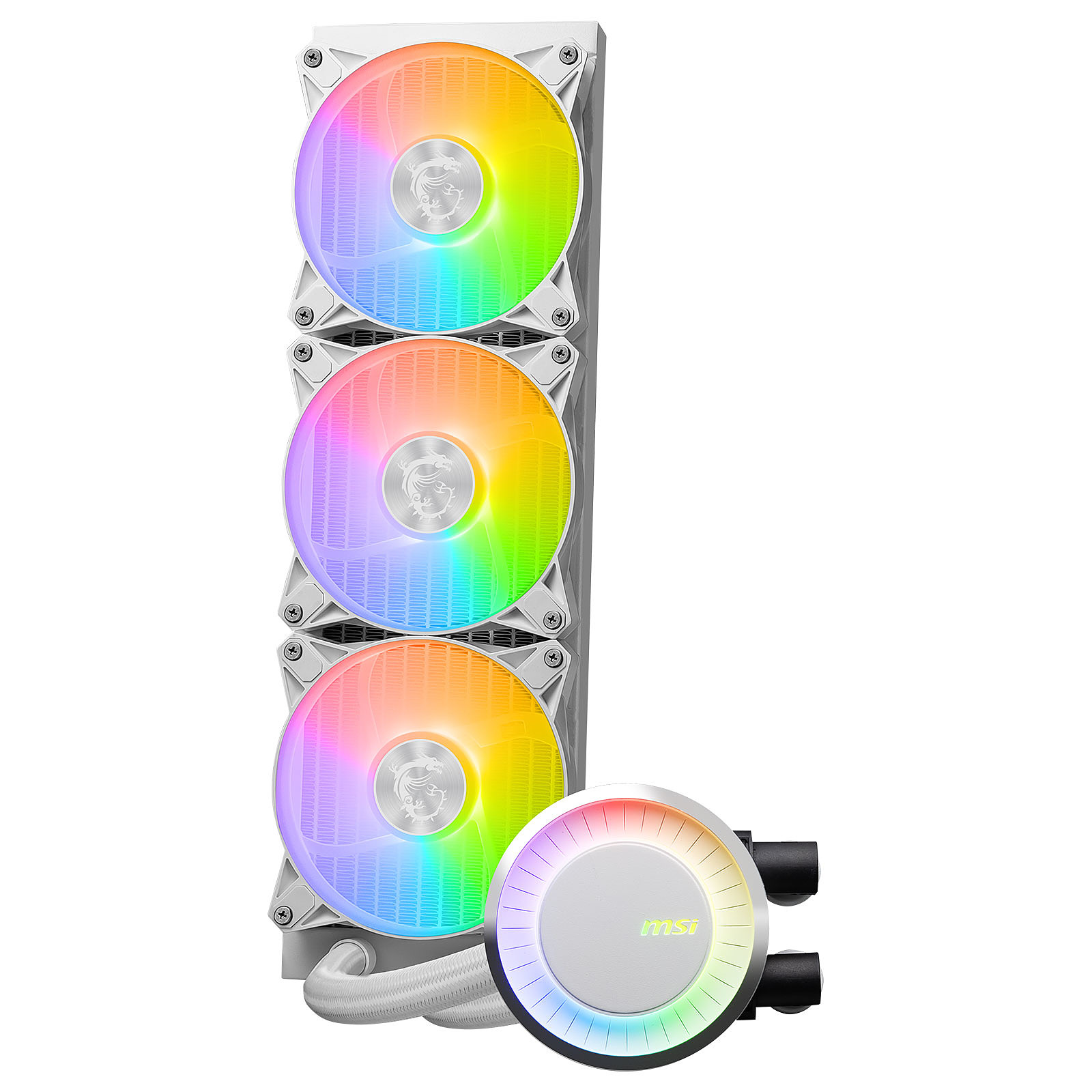 MSI MAG CORELIQUID E360 WHITE AIO CPU Liquid Cooler