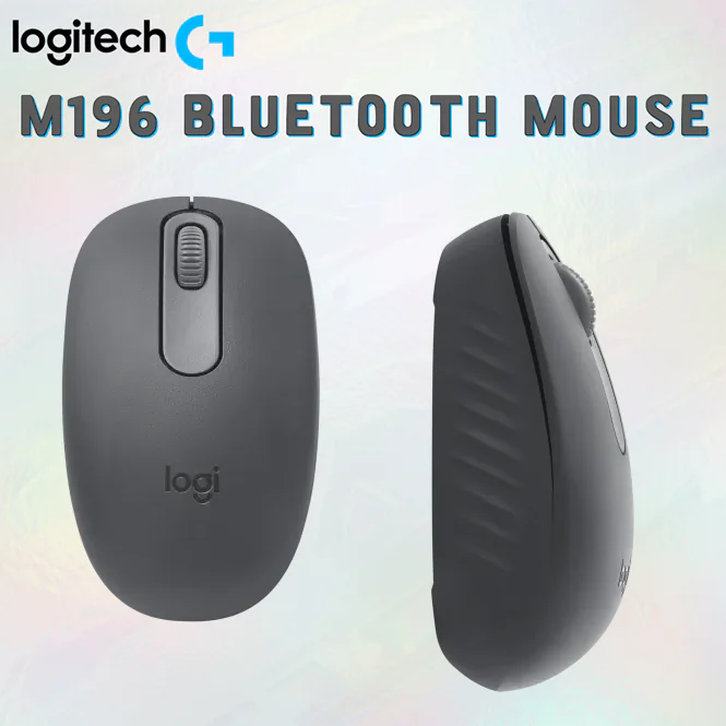 910-007315 LOGITECH MOUSE M196 BLUETOOTH BLACK ogitech M196 Bluetooth Wireless Mouse