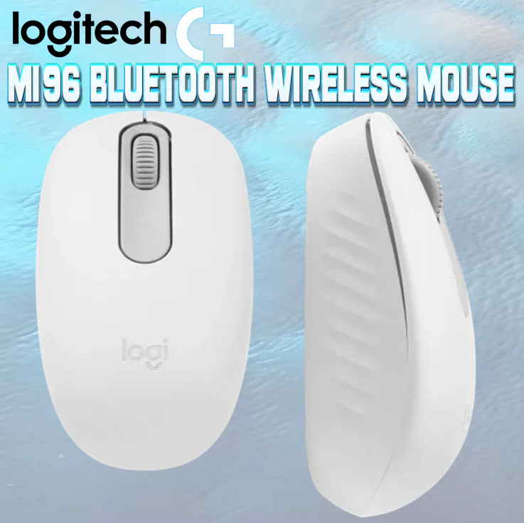 910-007316 LOGITECH MOUSE M196 BLUETOOTH WHITE Logitech M196 Bluetooth Wireless Mouse