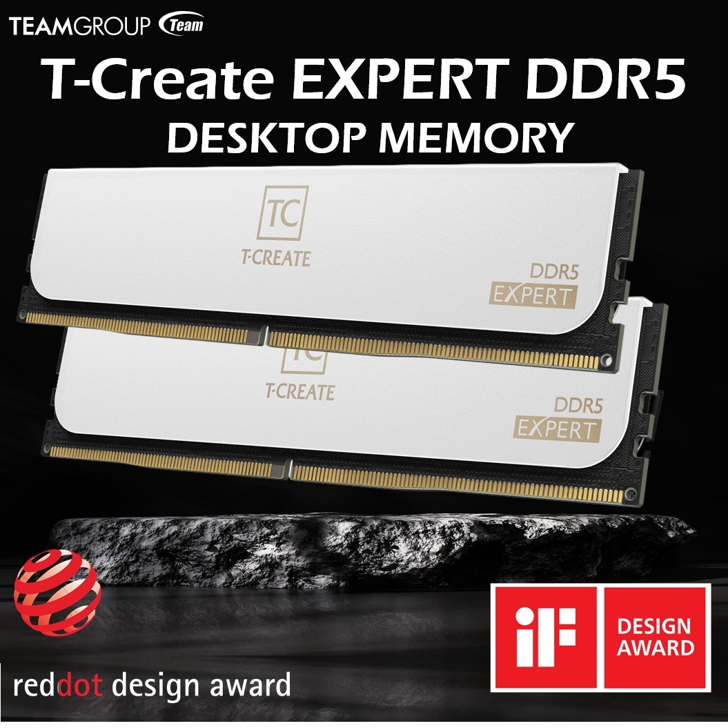 TEAMGROUP T-Create EXPERT DDR5  Desktop Memory 64GB Kit (2x 32GB) 6000MHz Overclocking CL38 1.35V (PC5-48000)