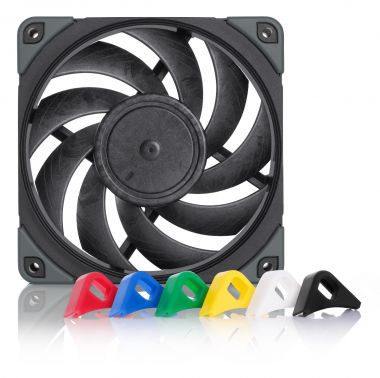NOCTUS NF-A12x25 PWM CHROMAX BLACK SWAP QUIET FAN 4PIN