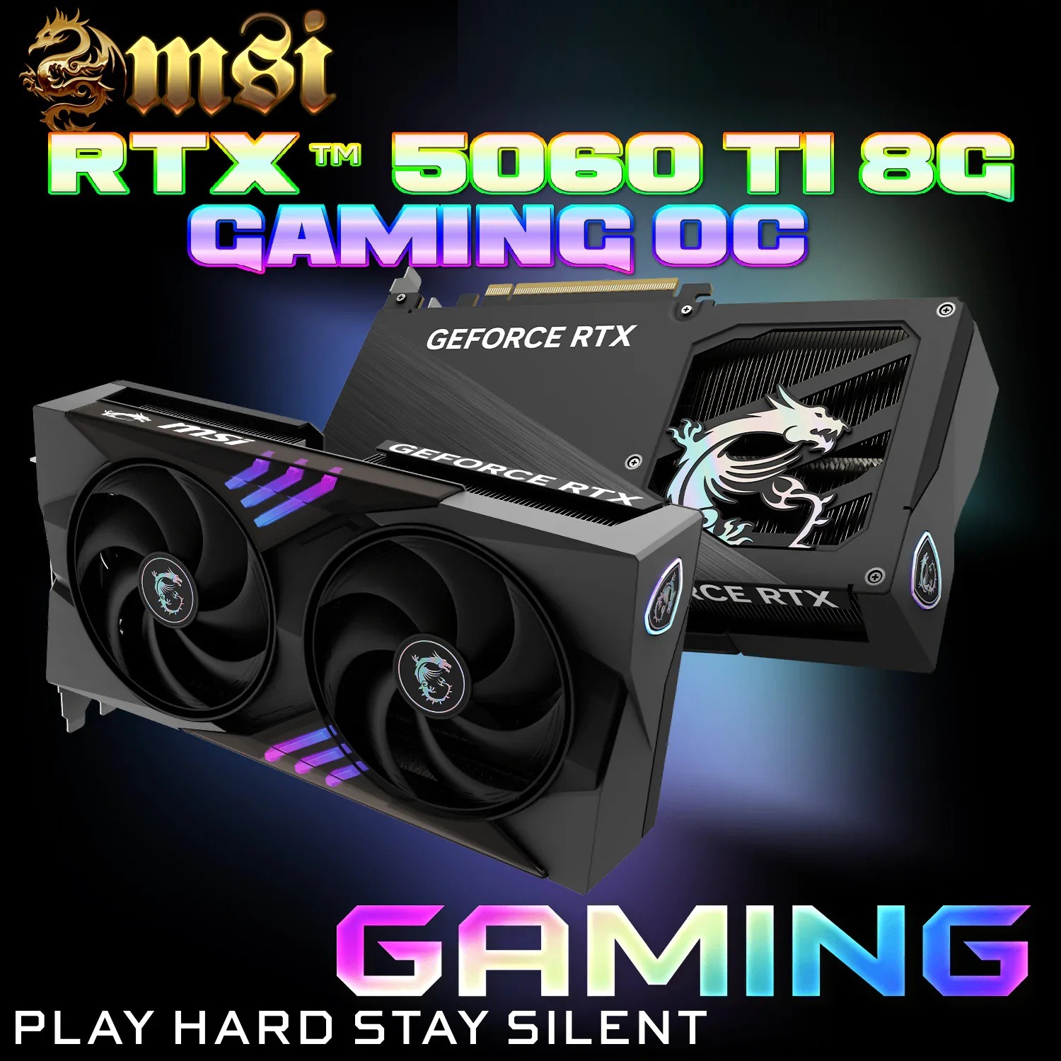 MSI GeForce RTX 5060 Ti 8GB GAMING OC GDDR7 Graphics Card With 2662MHz Boost